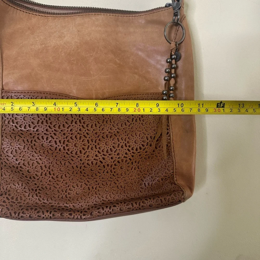 The Sak Lucia Perforated Leather Crossbody